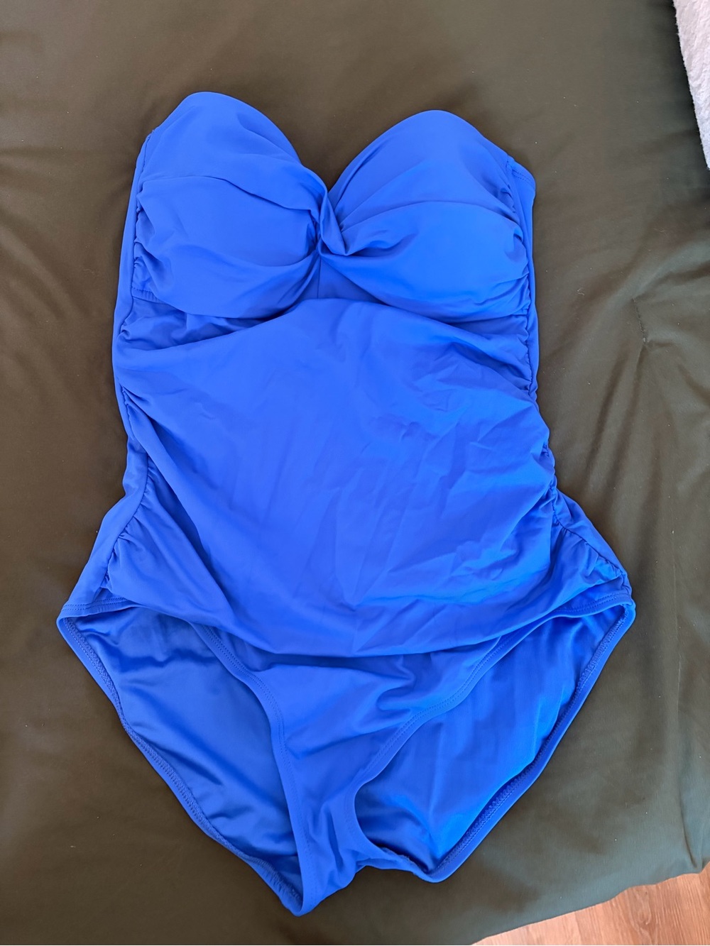 Classic Royal Blue One-Piece Swimsuit